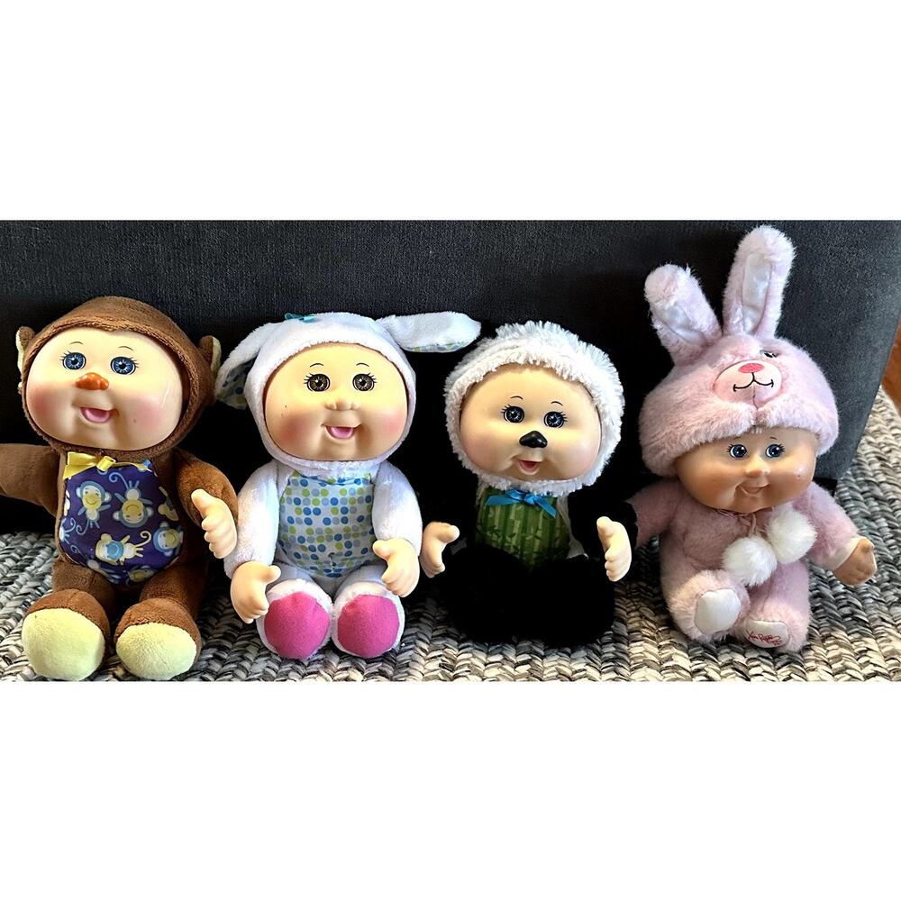 Cabbage Patch Kid CPK Cuties Maui Monkey Lulu Lamb Snugglies Bunny Panda Bear